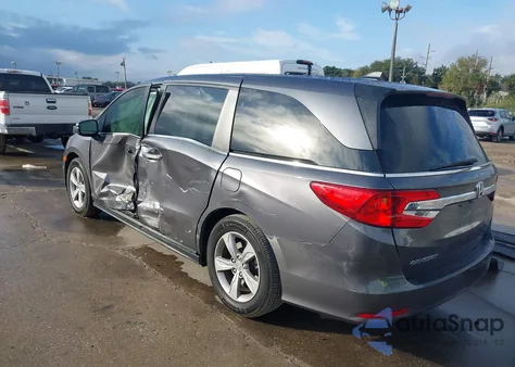2019 Honda Odyssey Ex-L z USA, uszkodzony, nr VIN 5FNRL6H74KB038676